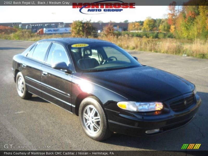 Black / Medium Gray 2002 Buick Regal LS