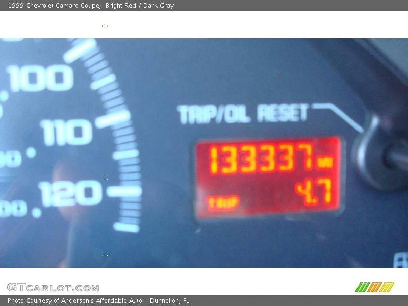 Bright Red / Dark Gray 1999 Chevrolet Camaro Coupe