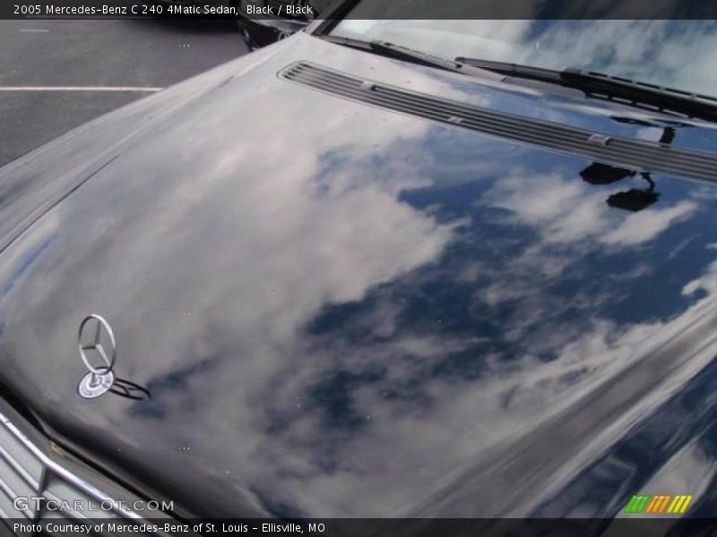 Black / Black 2005 Mercedes-Benz C 240 4Matic Sedan