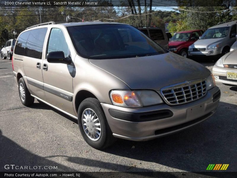 Sandrift Metallic / Neutral 2000 Chevrolet Venture LS