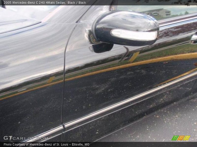 Black / Black 2005 Mercedes-Benz C 240 4Matic Sedan