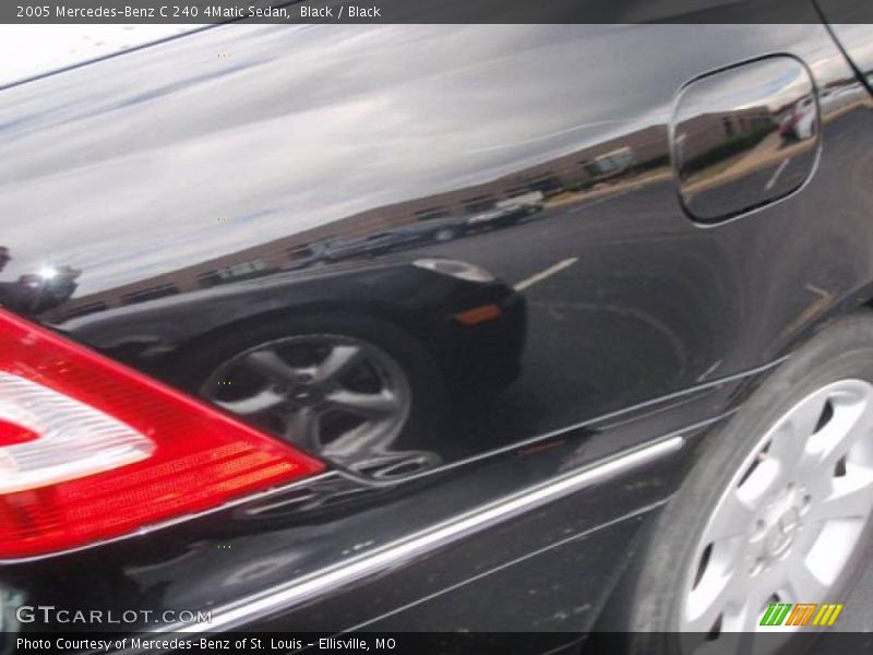 Black / Black 2005 Mercedes-Benz C 240 4Matic Sedan