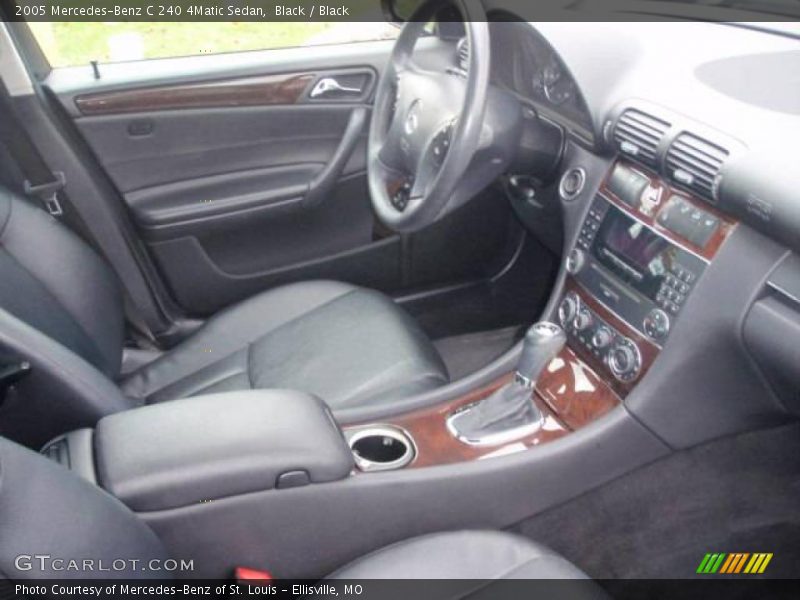 Black / Black 2005 Mercedes-Benz C 240 4Matic Sedan