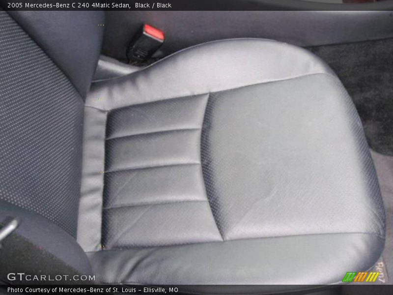 Black / Black 2005 Mercedes-Benz C 240 4Matic Sedan