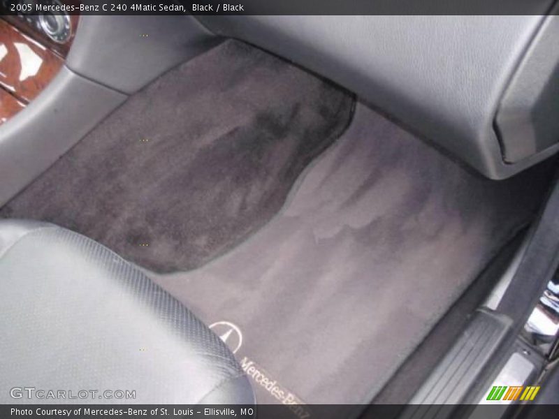 Black / Black 2005 Mercedes-Benz C 240 4Matic Sedan