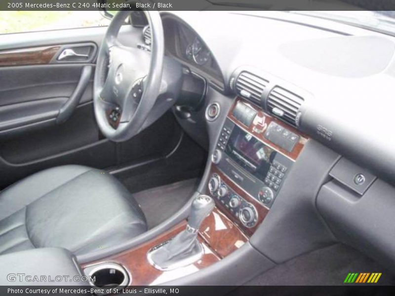 Black / Black 2005 Mercedes-Benz C 240 4Matic Sedan
