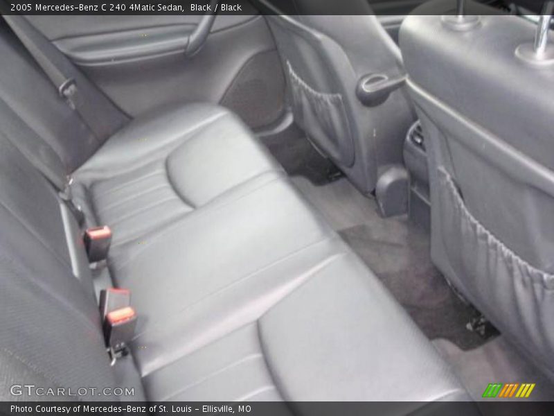 Black / Black 2005 Mercedes-Benz C 240 4Matic Sedan