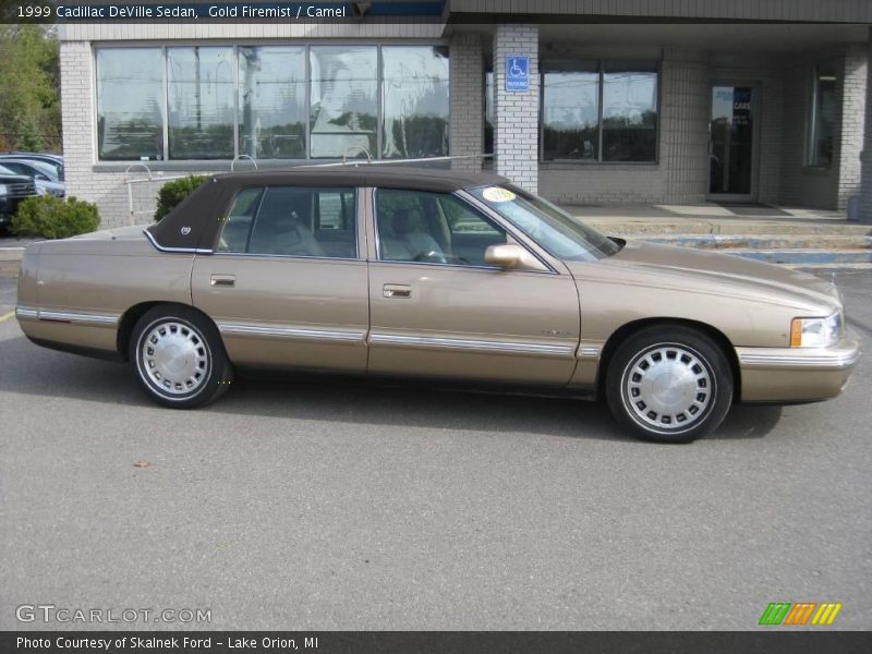Gold Firemist / Camel 1999 Cadillac DeVille Sedan