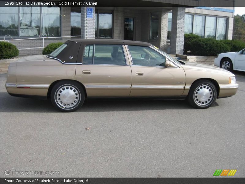 Gold Firemist / Camel 1999 Cadillac DeVille Sedan