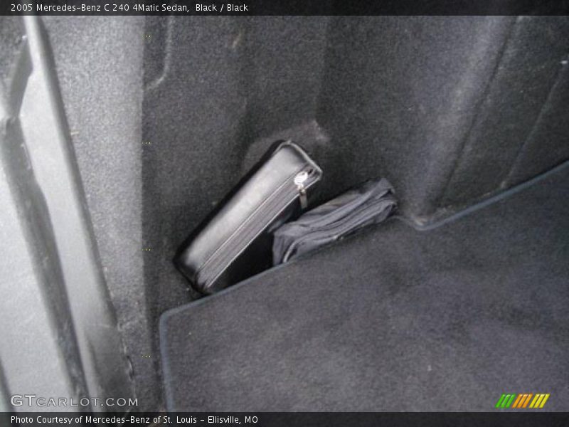 Black / Black 2005 Mercedes-Benz C 240 4Matic Sedan