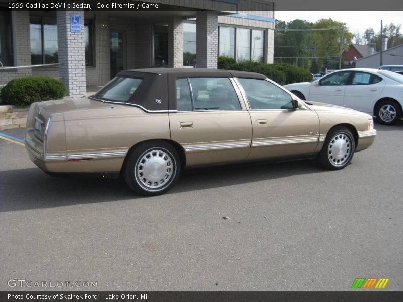 Gold Firemist / Camel 1999 Cadillac DeVille Sedan