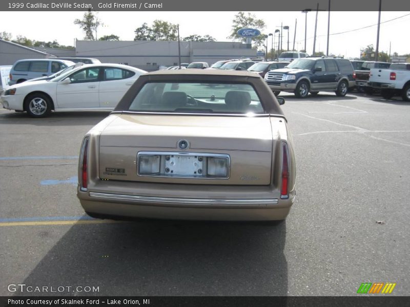 Gold Firemist / Camel 1999 Cadillac DeVille Sedan