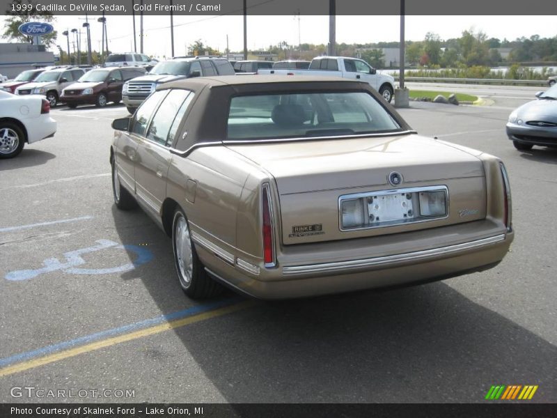 Gold Firemist / Camel 1999 Cadillac DeVille Sedan