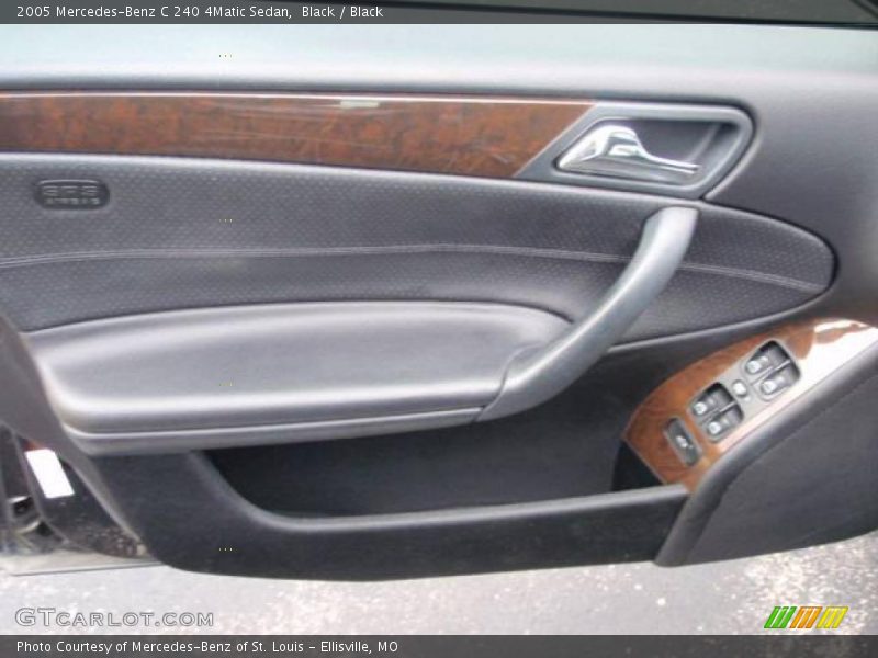 Black / Black 2005 Mercedes-Benz C 240 4Matic Sedan