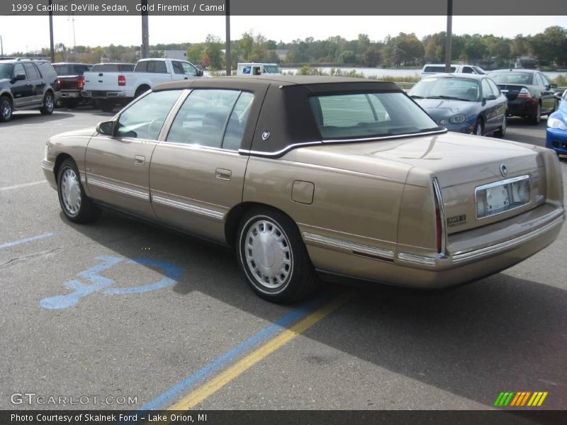 Gold Firemist / Camel 1999 Cadillac DeVille Sedan