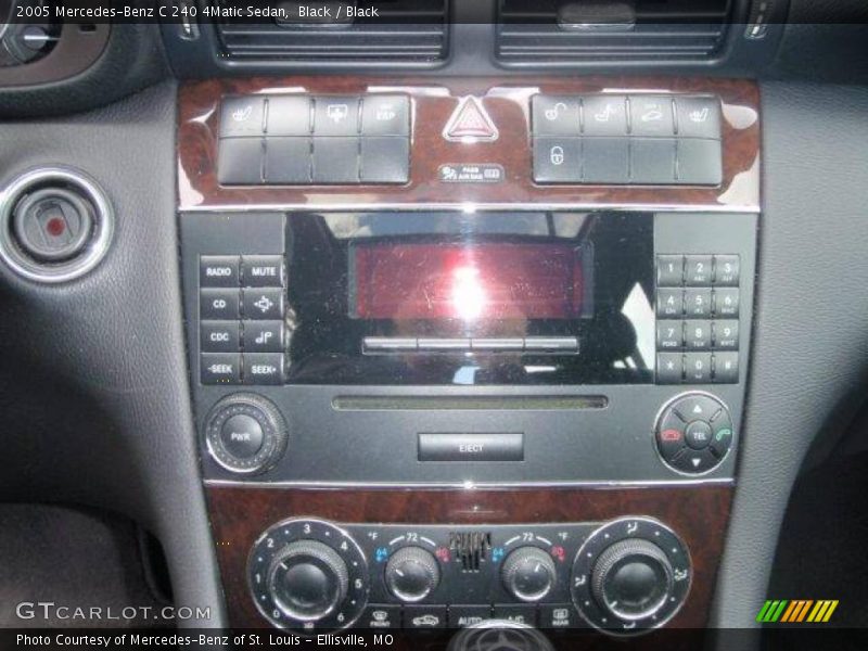 Black / Black 2005 Mercedes-Benz C 240 4Matic Sedan