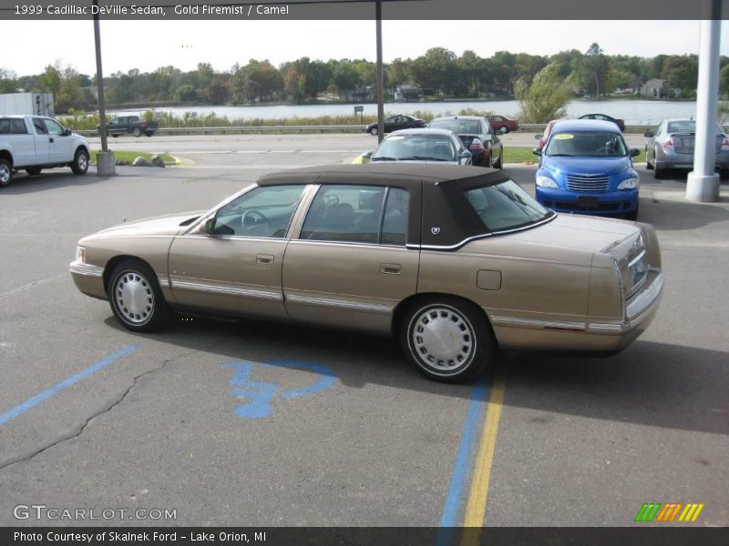 Gold Firemist / Camel 1999 Cadillac DeVille Sedan