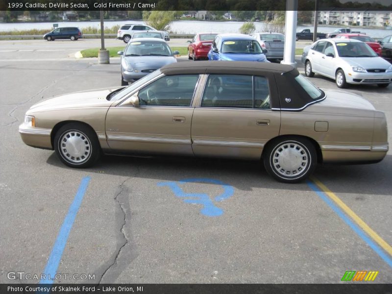 Gold Firemist / Camel 1999 Cadillac DeVille Sedan
