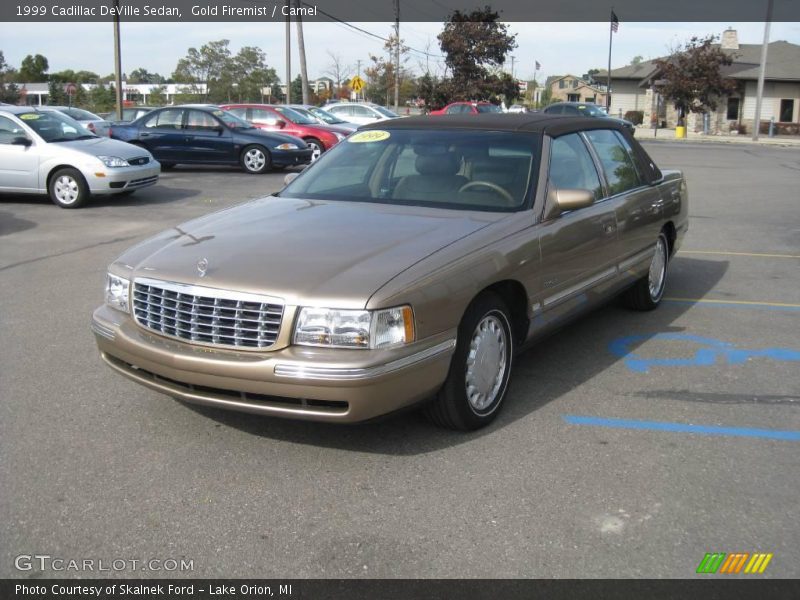 Gold Firemist / Camel 1999 Cadillac DeVille Sedan