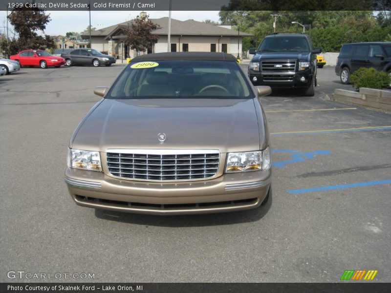 Gold Firemist / Camel 1999 Cadillac DeVille Sedan