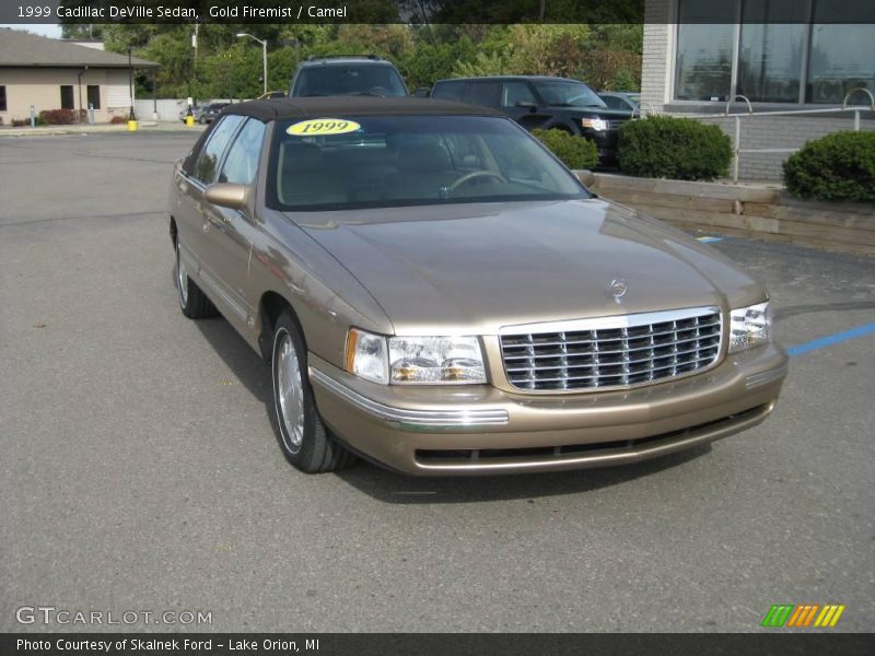 Gold Firemist / Camel 1999 Cadillac DeVille Sedan