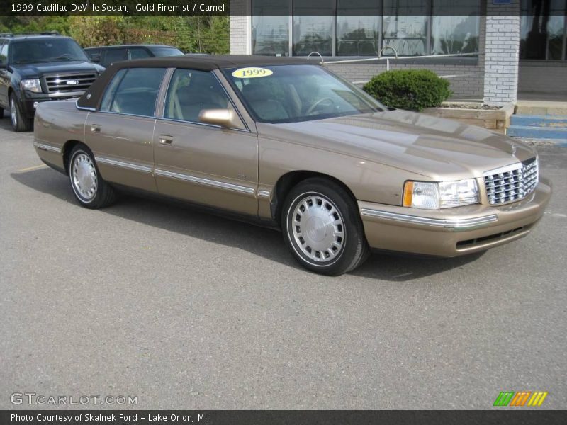 Gold Firemist / Camel 1999 Cadillac DeVille Sedan