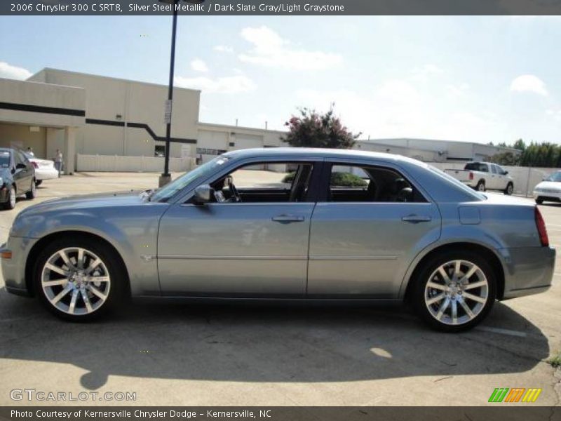 Silver Steel Metallic / Dark Slate Gray/Light Graystone 2006 Chrysler 300 C SRT8