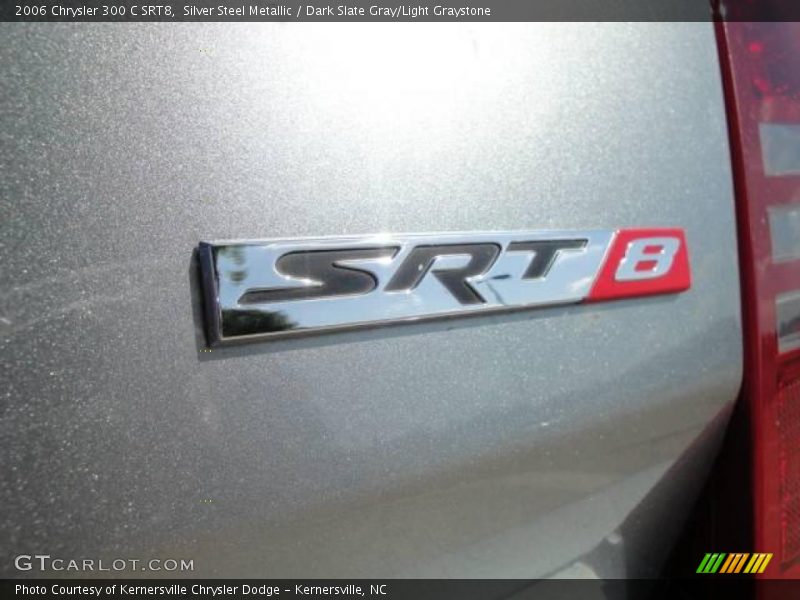 Silver Steel Metallic / Dark Slate Gray/Light Graystone 2006 Chrysler 300 C SRT8