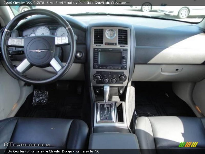 Silver Steel Metallic / Dark Slate Gray/Light Graystone 2006 Chrysler 300 C SRT8