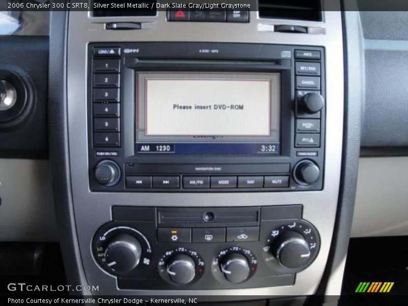 Silver Steel Metallic / Dark Slate Gray/Light Graystone 2006 Chrysler 300 C SRT8