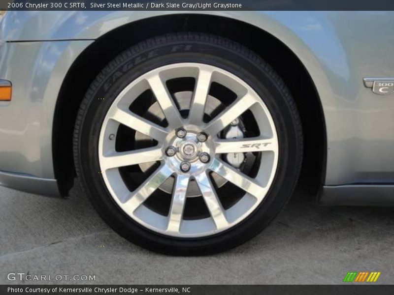 Silver Steel Metallic / Dark Slate Gray/Light Graystone 2006 Chrysler 300 C SRT8