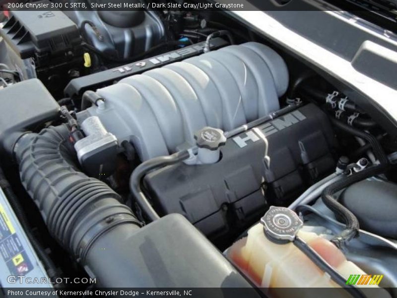 Silver Steel Metallic / Dark Slate Gray/Light Graystone 2006 Chrysler 300 C SRT8