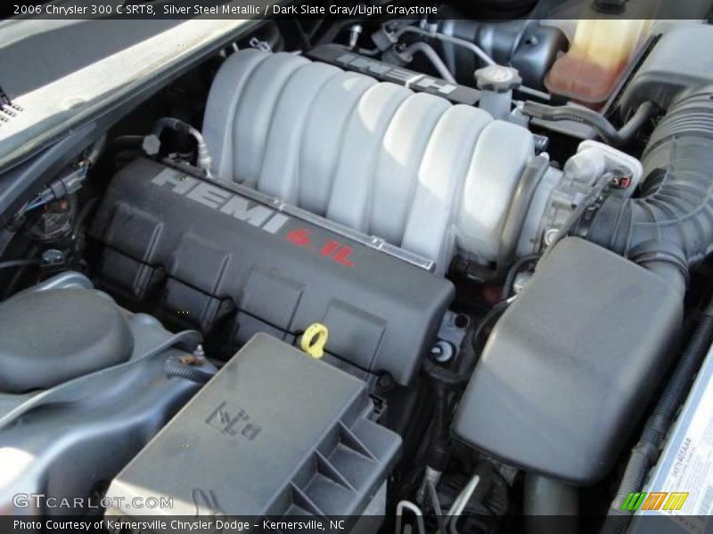 Silver Steel Metallic / Dark Slate Gray/Light Graystone 2006 Chrysler 300 C SRT8