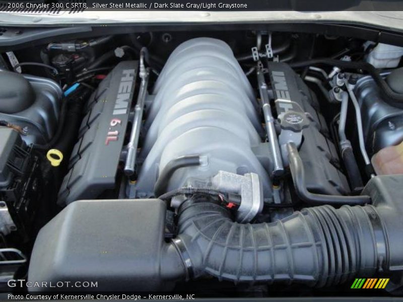 Silver Steel Metallic / Dark Slate Gray/Light Graystone 2006 Chrysler 300 C SRT8