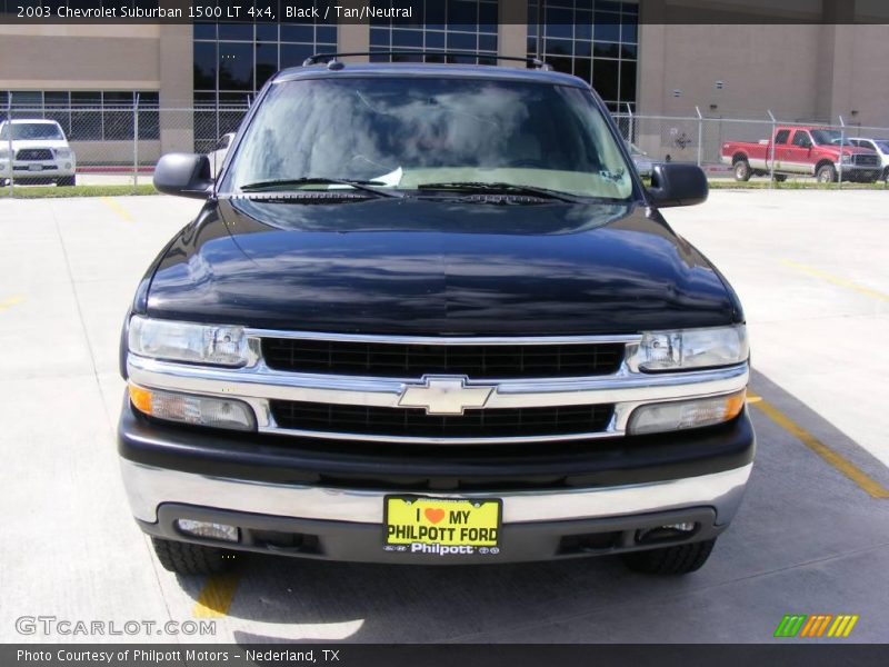 Black / Tan/Neutral 2003 Chevrolet Suburban 1500 LT 4x4