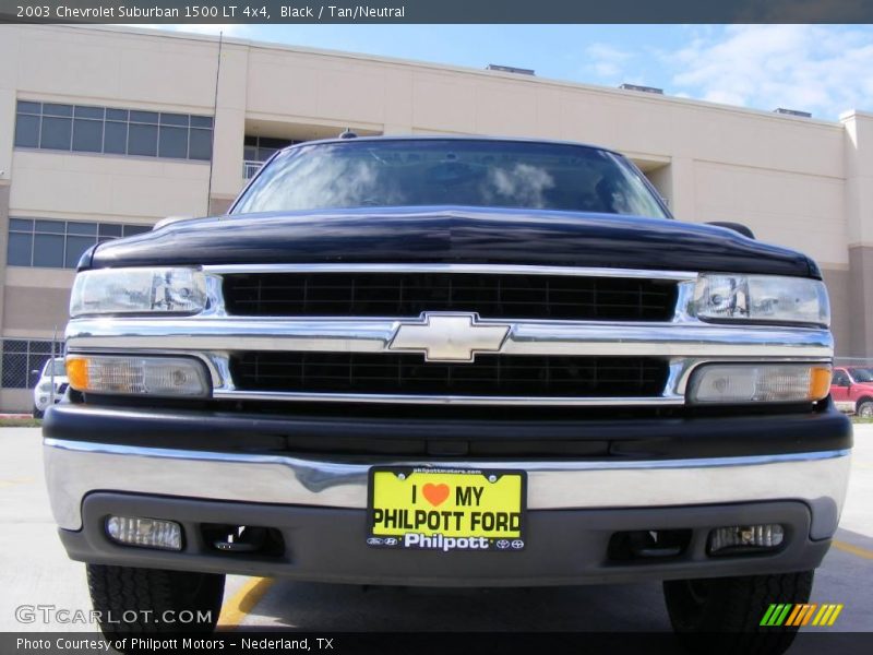 Black / Tan/Neutral 2003 Chevrolet Suburban 1500 LT 4x4