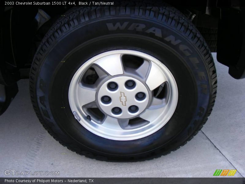 Black / Tan/Neutral 2003 Chevrolet Suburban 1500 LT 4x4