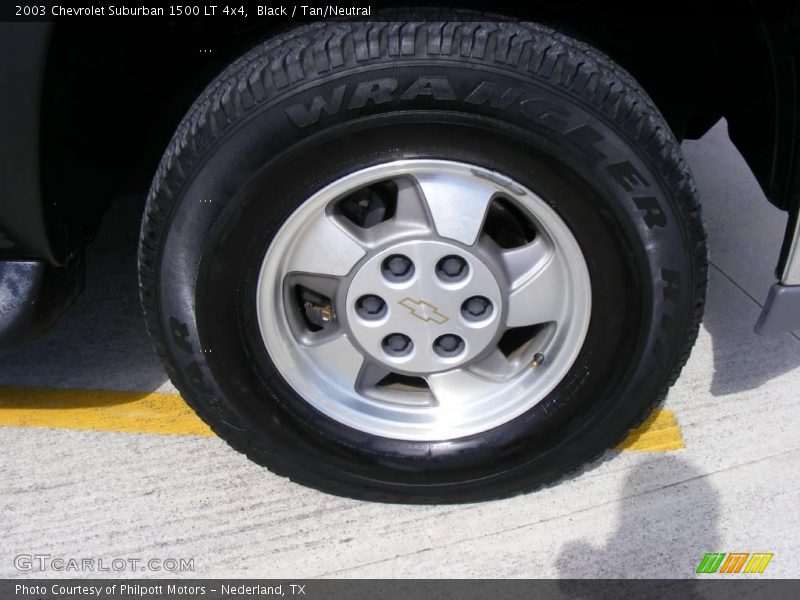 Black / Tan/Neutral 2003 Chevrolet Suburban 1500 LT 4x4