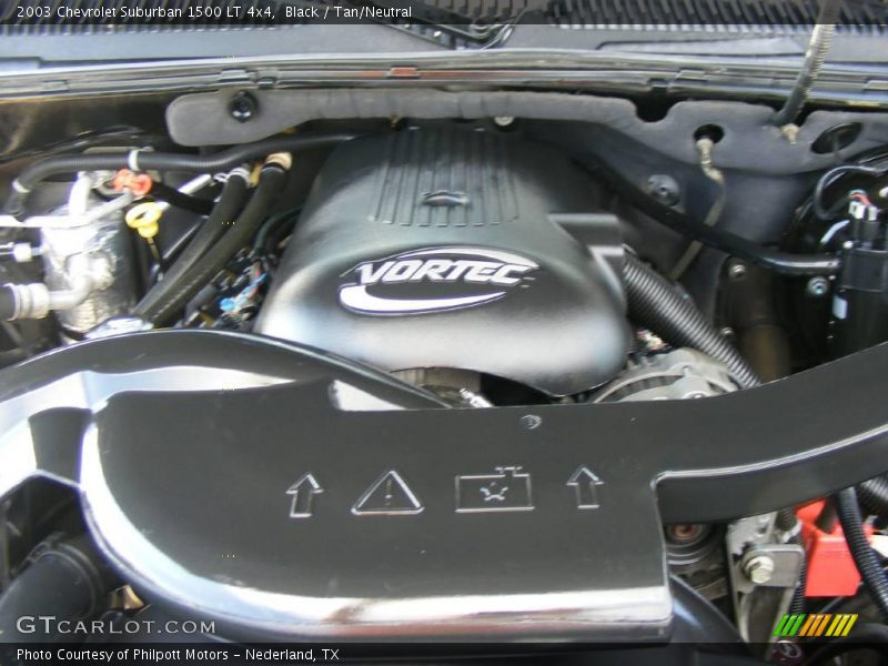 Black / Tan/Neutral 2003 Chevrolet Suburban 1500 LT 4x4