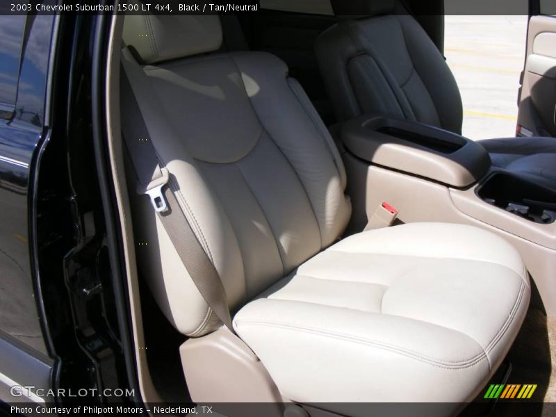 Black / Tan/Neutral 2003 Chevrolet Suburban 1500 LT 4x4