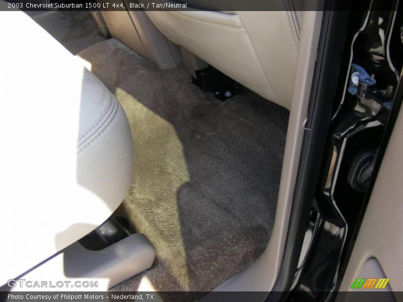Black / Tan/Neutral 2003 Chevrolet Suburban 1500 LT 4x4