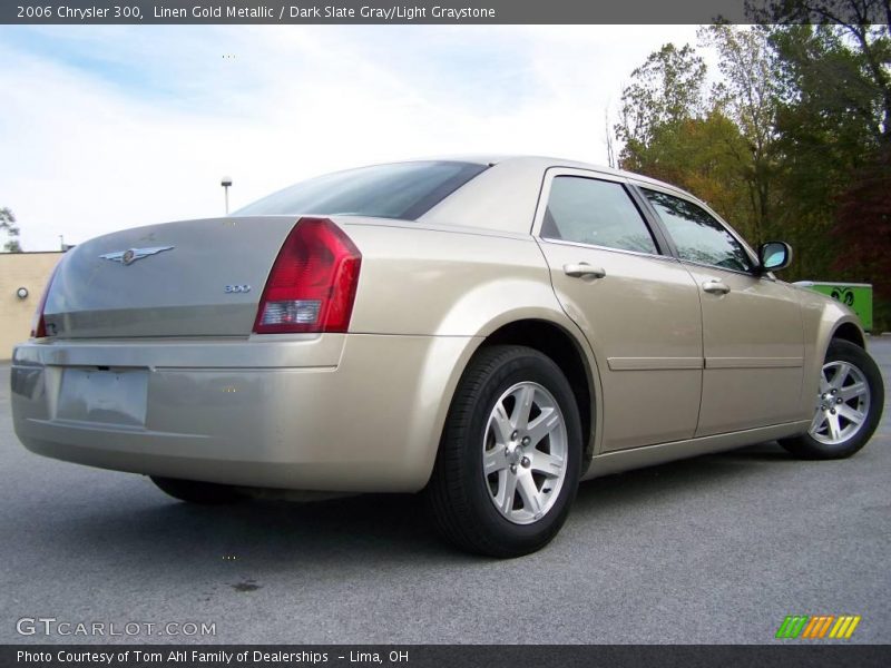 Linen Gold Metallic / Dark Slate Gray/Light Graystone 2006 Chrysler 300