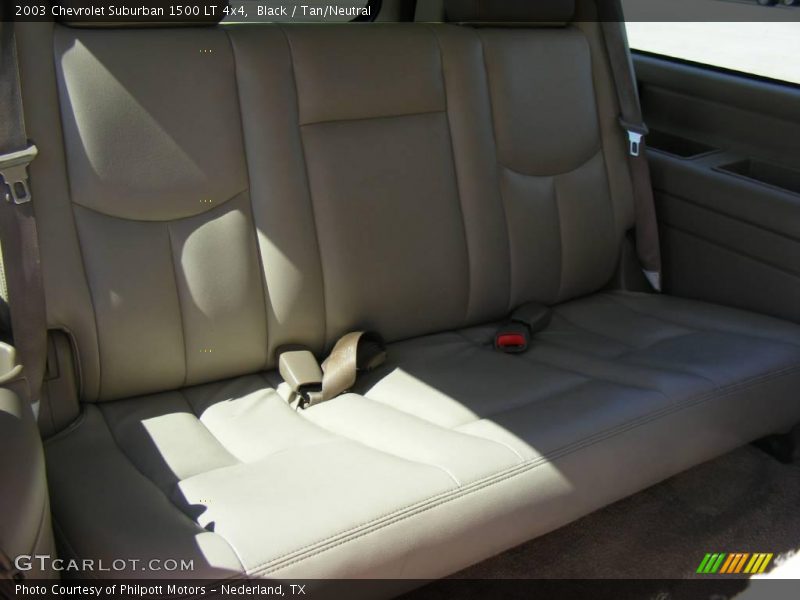 Black / Tan/Neutral 2003 Chevrolet Suburban 1500 LT 4x4
