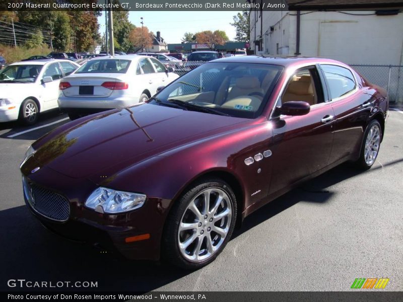 Bordeaux Pontevecchio (Dark Red Metallic) / Avorio 2007 Maserati Quattroporte Executive GT