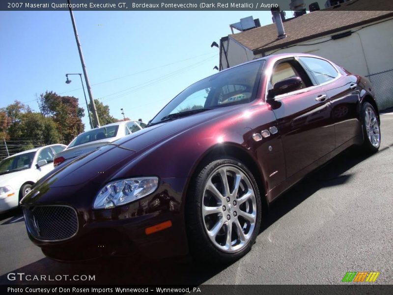 Bordeaux Pontevecchio (Dark Red Metallic) / Avorio 2007 Maserati Quattroporte Executive GT