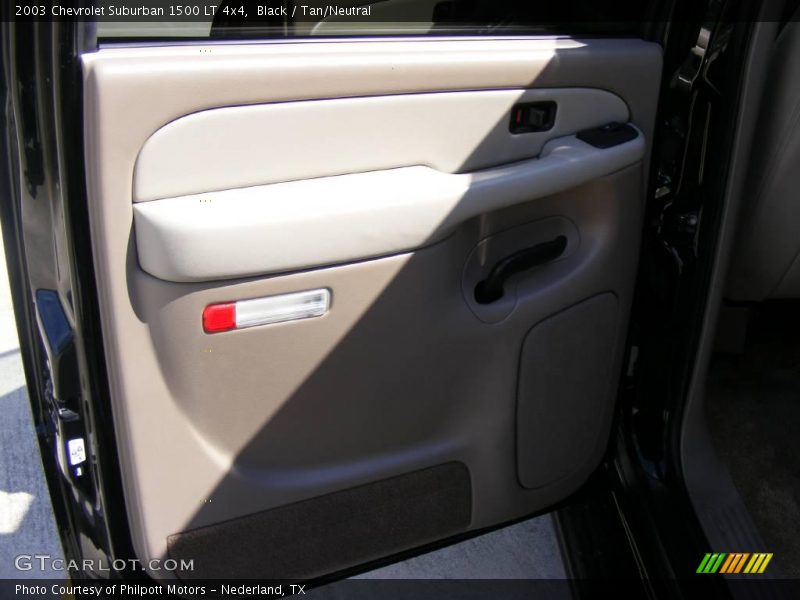 Black / Tan/Neutral 2003 Chevrolet Suburban 1500 LT 4x4