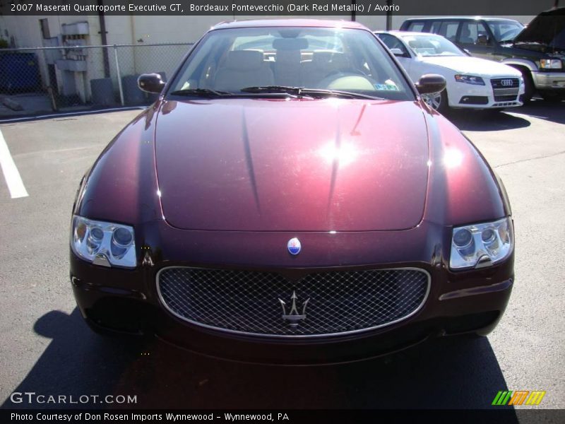 Bordeaux Pontevecchio (Dark Red Metallic) / Avorio 2007 Maserati Quattroporte Executive GT