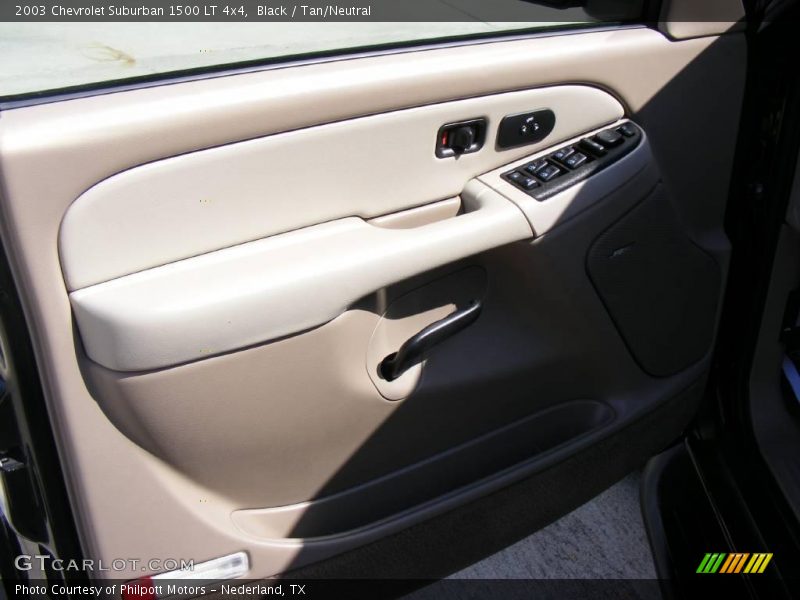 Black / Tan/Neutral 2003 Chevrolet Suburban 1500 LT 4x4