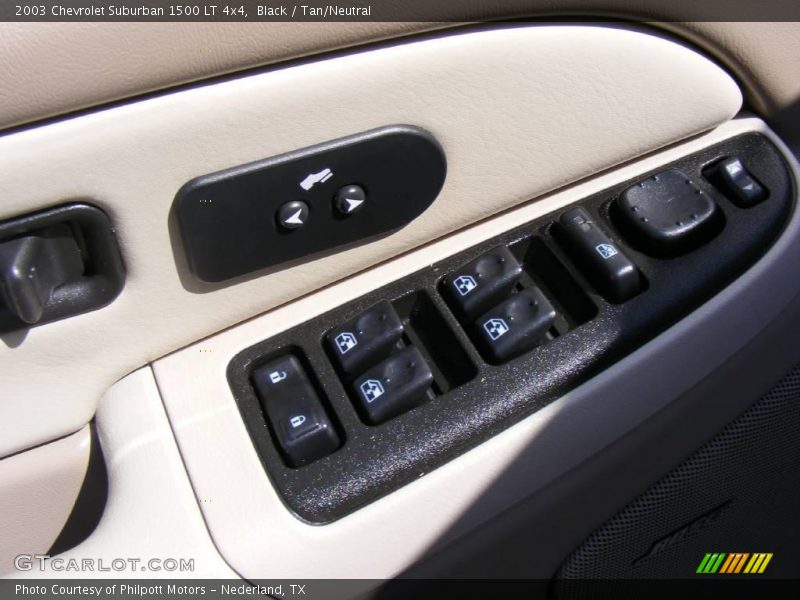 Black / Tan/Neutral 2003 Chevrolet Suburban 1500 LT 4x4