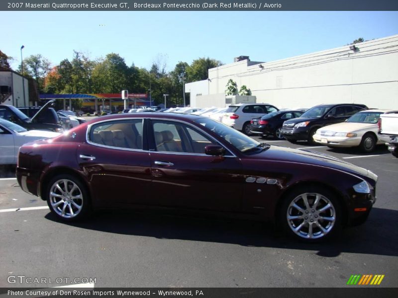 Bordeaux Pontevecchio (Dark Red Metallic) / Avorio 2007 Maserati Quattroporte Executive GT